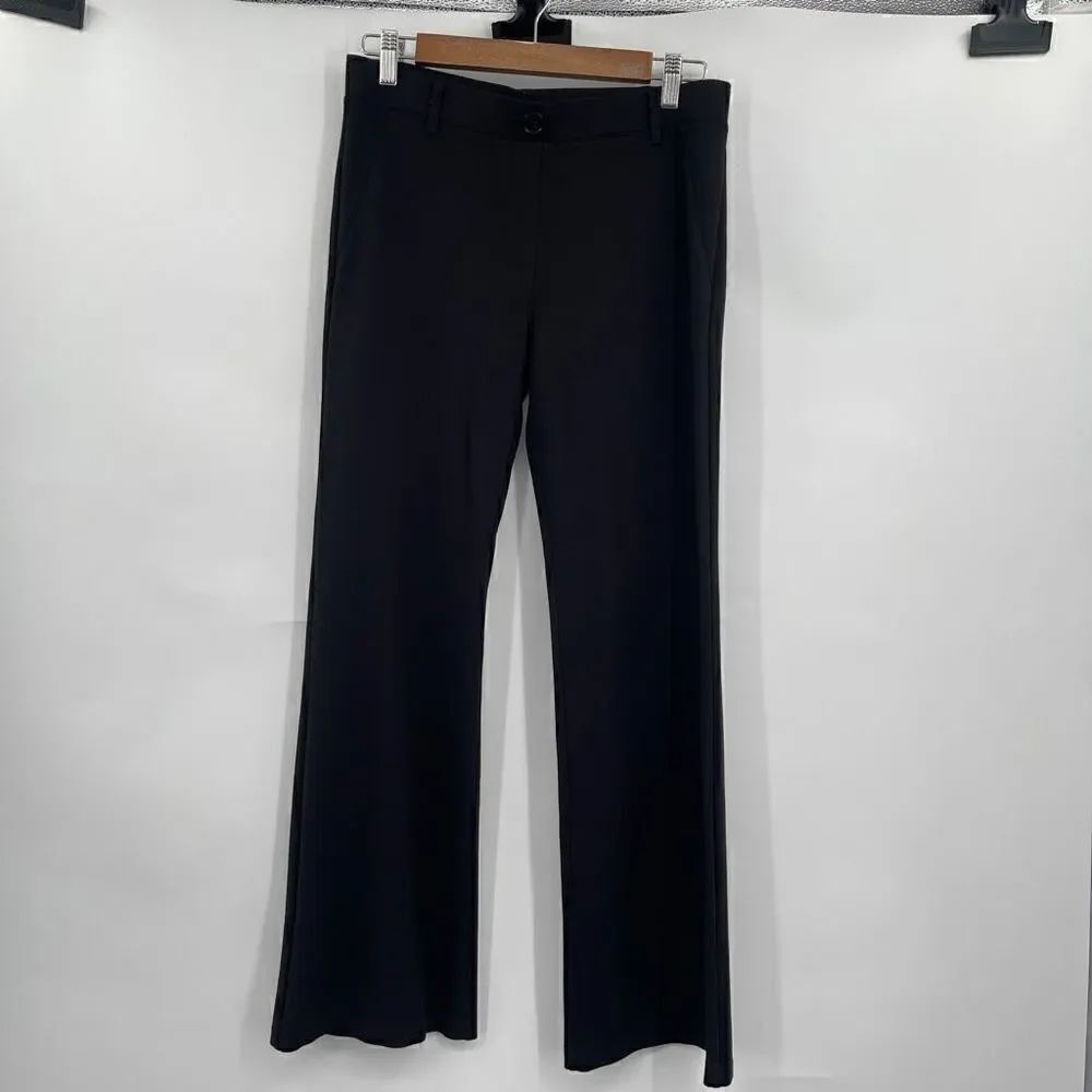 Betabrand Women's Black Yoga Pants Boot-Cut Size Medium